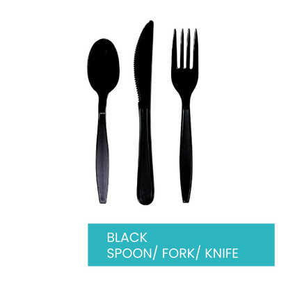 Black Spoon Set (Knife and Fork) Black Spoon Set (Knife and Fork)