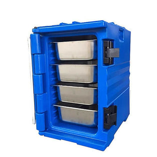 Heavy bao Kitchenware Insulated Container Front Loading Style (Blue).