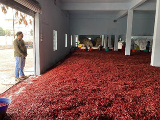 Crushed chilli. فلفل مجروش