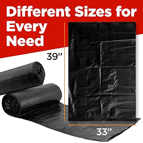 Garbage Bag 55cm x 90cm 100 bags per roll