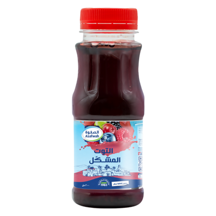 Asafwah Berry Mix Juice Bottle 200ml Asafwah Berry Mix Juice Bottle 200ml