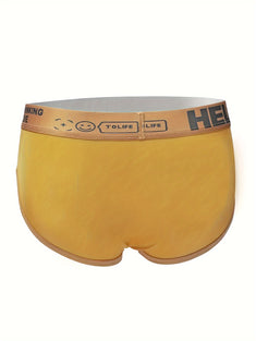 5pcs Men's Hello Letter Belt Briefs