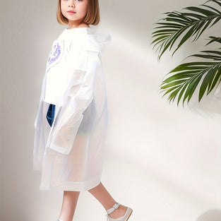 Kids' Basic Portable Raincoat: Reusable