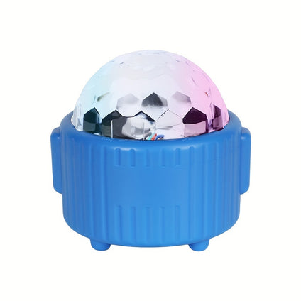 1pc Mini Magic Ball Lights, Led Disco Lights, Colorful Home KTV Bar Stage Lights, USB Table Lamp With Remote Control Can Be Adjusted Color For Birthday Party Christmas Spring Festival New Year Valentine's Day St. Paddy's Day Easter Decoration