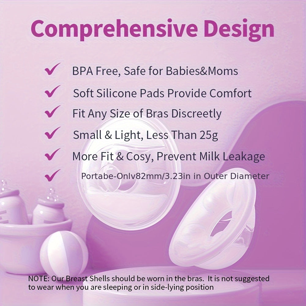 Comfortable Silicone Breast Milk Collectors for Efficient Breastfeeding