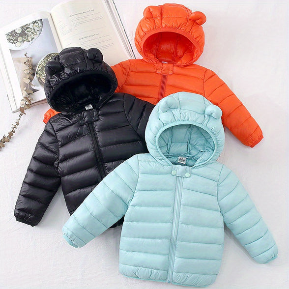 Adorable 3D Ear Hooded Coat for Babies & Toddlers