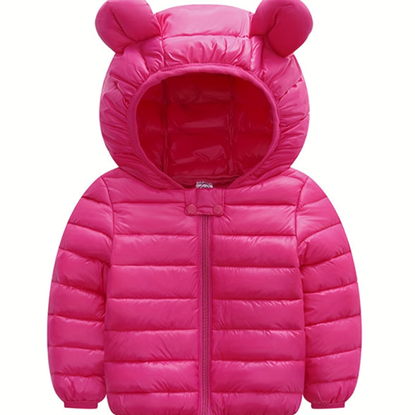 Adorable 3D Ear Hooded Coat for Babies & Toddlers