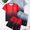 Boys' Flame Pattern Soccer Set: Casual and Comfy Co-ord Clothing