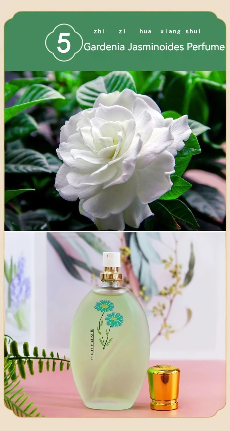 Osmanthus Rose Jasmine Fragrance Perfume Women's Light Fragrance Fresh Natural Long Lasting Eau de Toilette