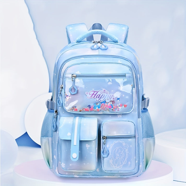 Chic & Spacious: Cute Large-Capacity Backpack for Stylish Students