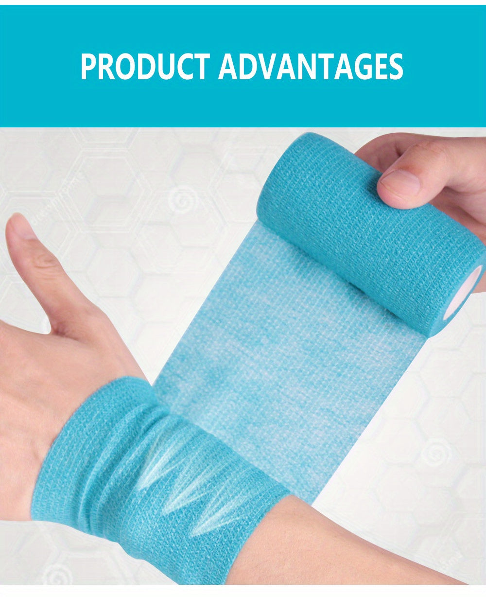 Ultimate Support: Elastic Non-Woven Sports Bandage for All Injuries - Foot, Finger, Ankle, Arm, Knee