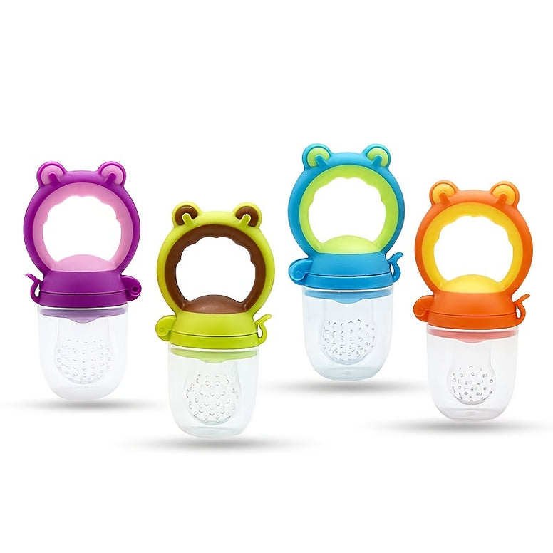 Clip Feeding Set 7 Piece Ergonomic Silicone Squeeze Feeder BPA Free Includes Milk and Water Bottle Convenient for Parents