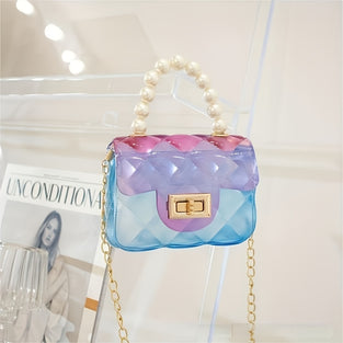 1pc Coin Purse, Transparent Jelly Bag, PVC New Style Jelly Bag Handbag