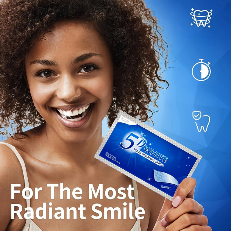 Brighten Your Smile with Our Convenient Teeth Whitening Strips for Home and Travel