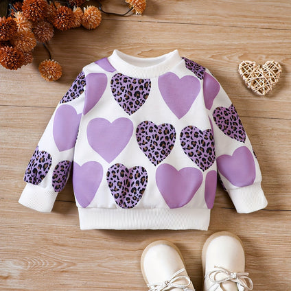 Leopard Love Printed Toddler Sweatshirt