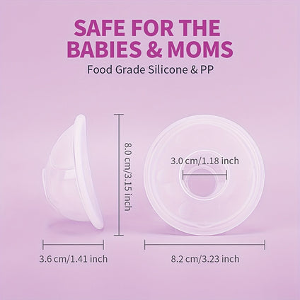 Comfortable Silicone Breast Milk Collectors for Efficient Breastfeeding