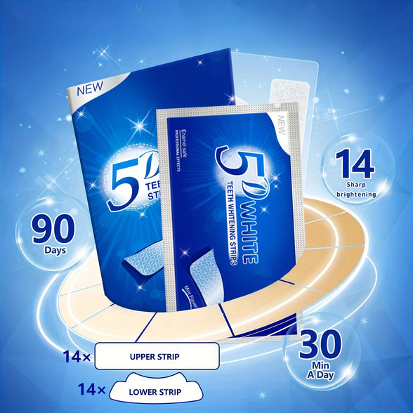 Brighten Your Smile with Our Convenient Teeth Whitening Strips for Home and Travel