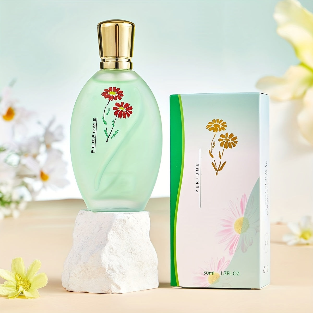 Osmanthus Rose Jasmine Fragrance Perfume Women's Light Fragrance Fresh Natural Long Lasting Eau de Toilette