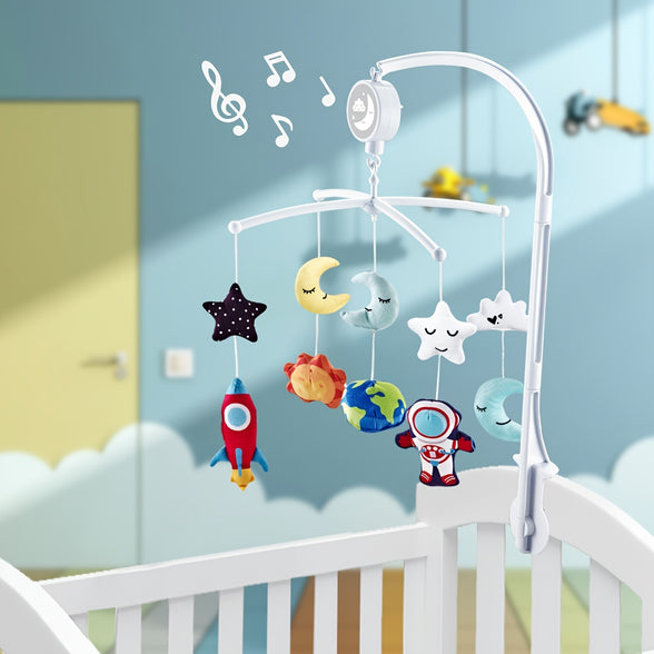 Cartoon Music Bed Bell Manual Adorable Design Gift for Kids Safe and Durable