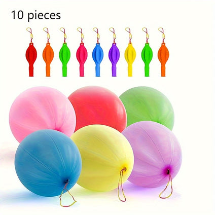 10pcs Heavy Duty Punch Balloons - Perfect For Birthday Parties, Creative Gifts & Outdoor Fun!