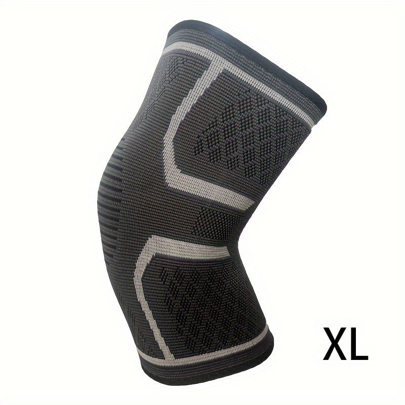 Knitted Sports Knee Pad: Warm and Coldproof for Outdoor Activities - Recommended Size Up for Ultimate Comfort