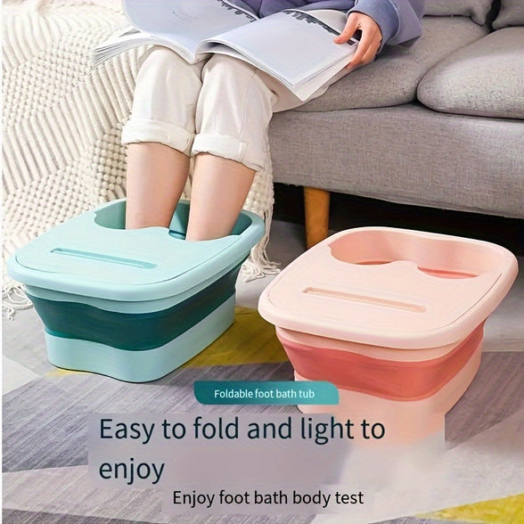 Portable Foldable Foot Spa with Massage Roller