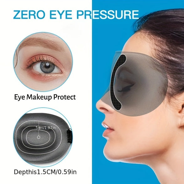 Super Smooth Natural Silk Eye Mask for Luxurious Sleep - Adjustable Strap for Ultimate Comfort - Perfect for Men and Women