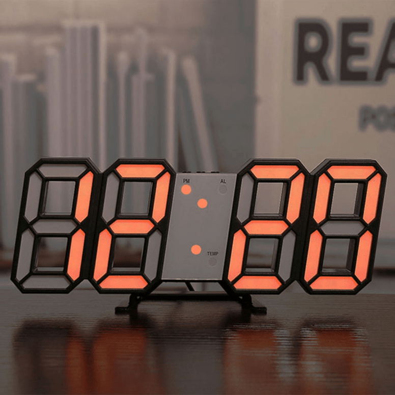 Stylish 3D LED Digital Clock