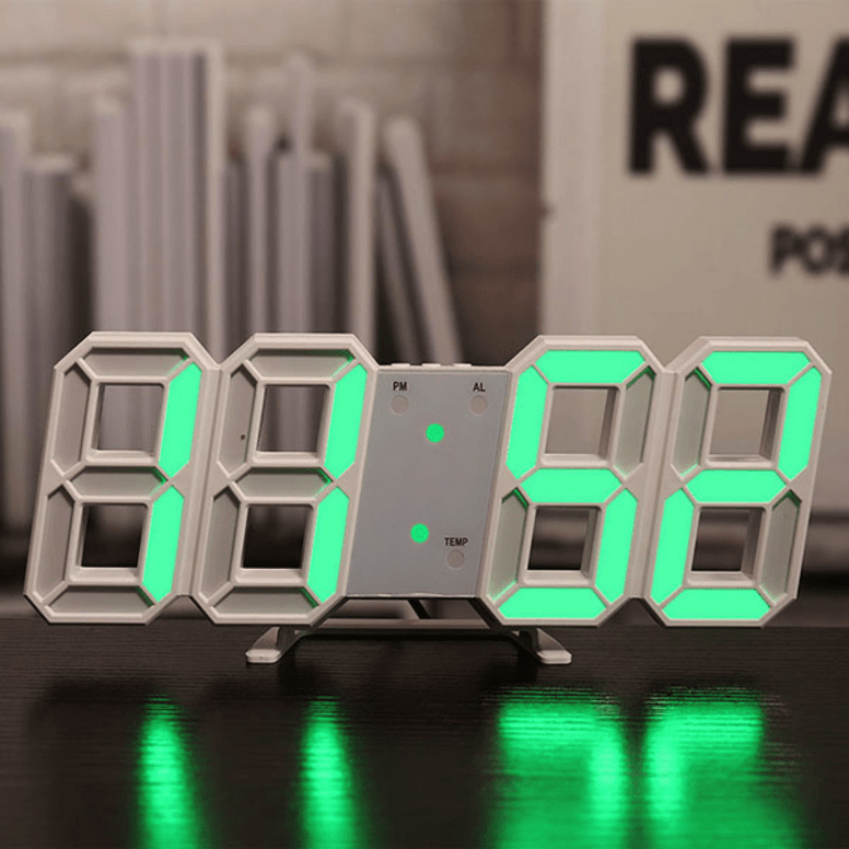 Stylish 3D LED Digital Clock