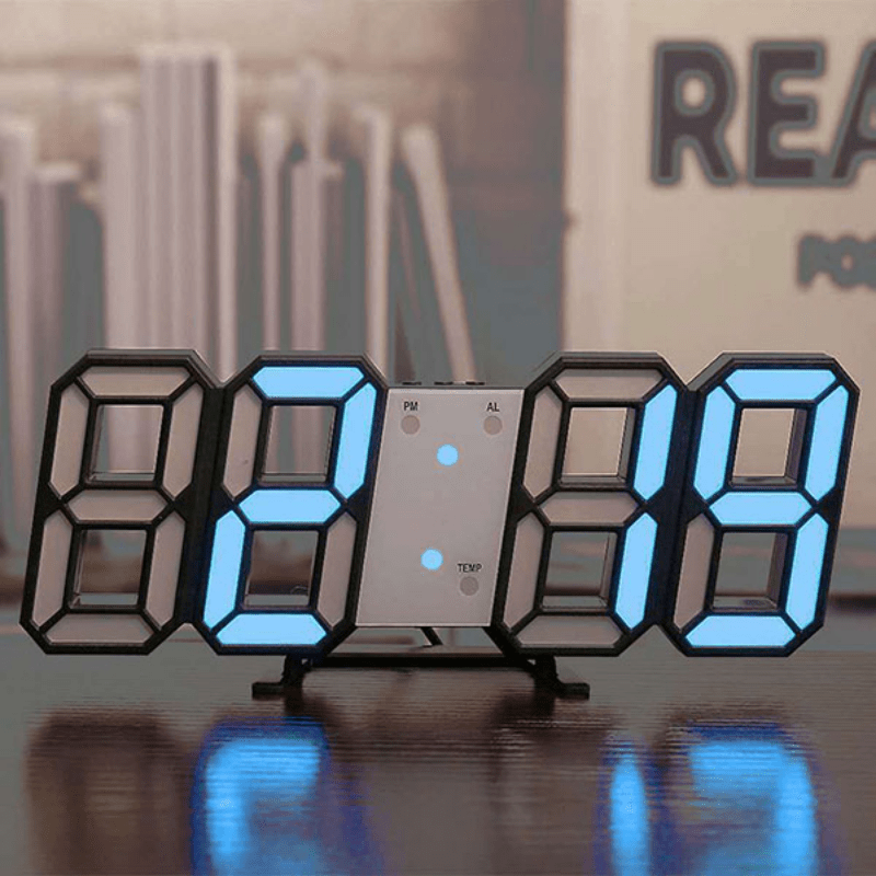 Stylish 3D LED Digital Clock