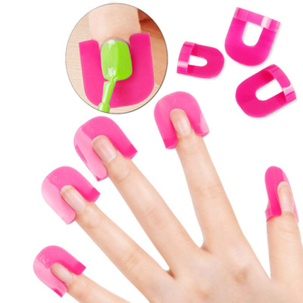 U Curve Shape Nail Protector Set 10 Sizes for Flawless Manicures 26 Pieces