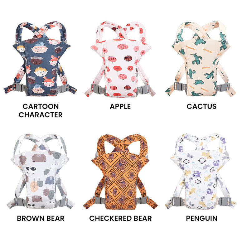 Cartoon Baby Carrier Functional and Comfortable Whimsical Design for Infants Aged 0 to 48 Months Ergonomic Support for Natural Posture Promotes Healthy Growth and Development Gentle Cushioning for Neck and Back Support Safe and Secure for Your Little One