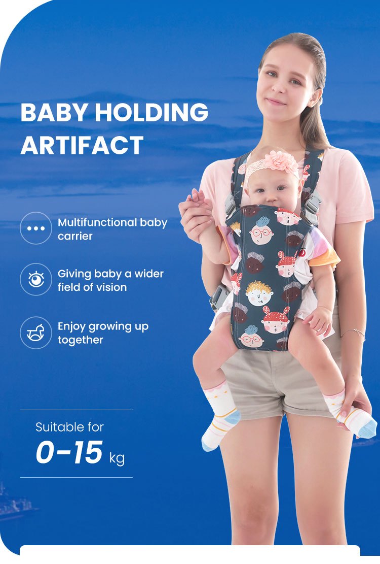 Cartoon Baby Carrier Functional and Comfortable Whimsical Design for Infants Aged 0 to 48 Months Ergonomic Support for Natural Posture Promotes Healthy Growth and Development Gentle Cushioning for Neck and Back Support Safe and Secure for Your Little One