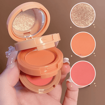 Radiant Glow: 3-in-1 Matte Highlighter