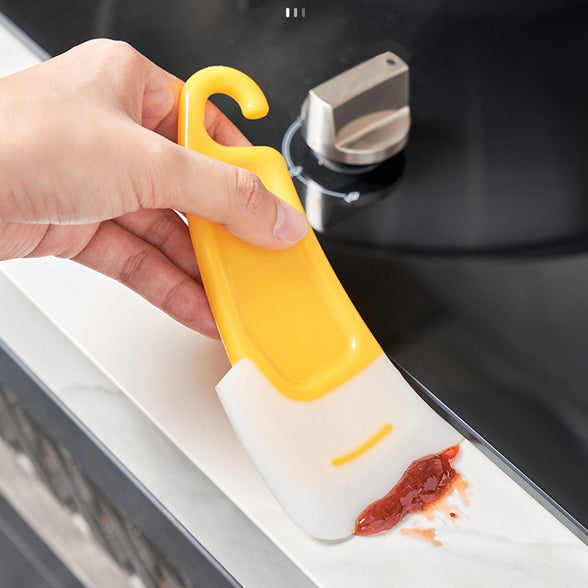 Effortless Cleanup: Oil-Proof Silicone Kitchen Scraper