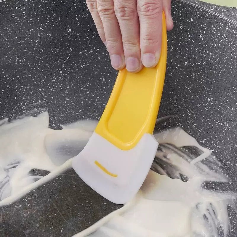 Effortless Cleanup: Oil-Proof Silicone Kitchen Scraper