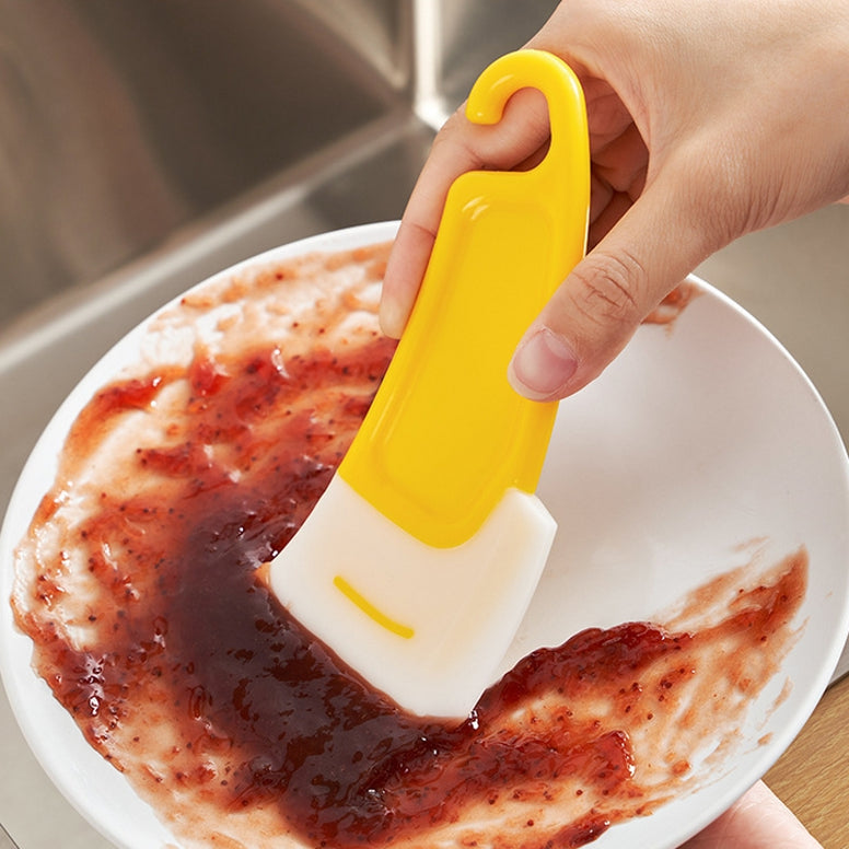 Effortless Cleanup: Oil-Proof Silicone Kitchen Scraper