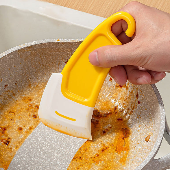 Effortless Cleanup: Oil-Proof Silicone Kitchen Scraper