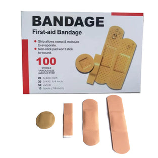 100pcs Waterproof Anti-Bacterial Bandages