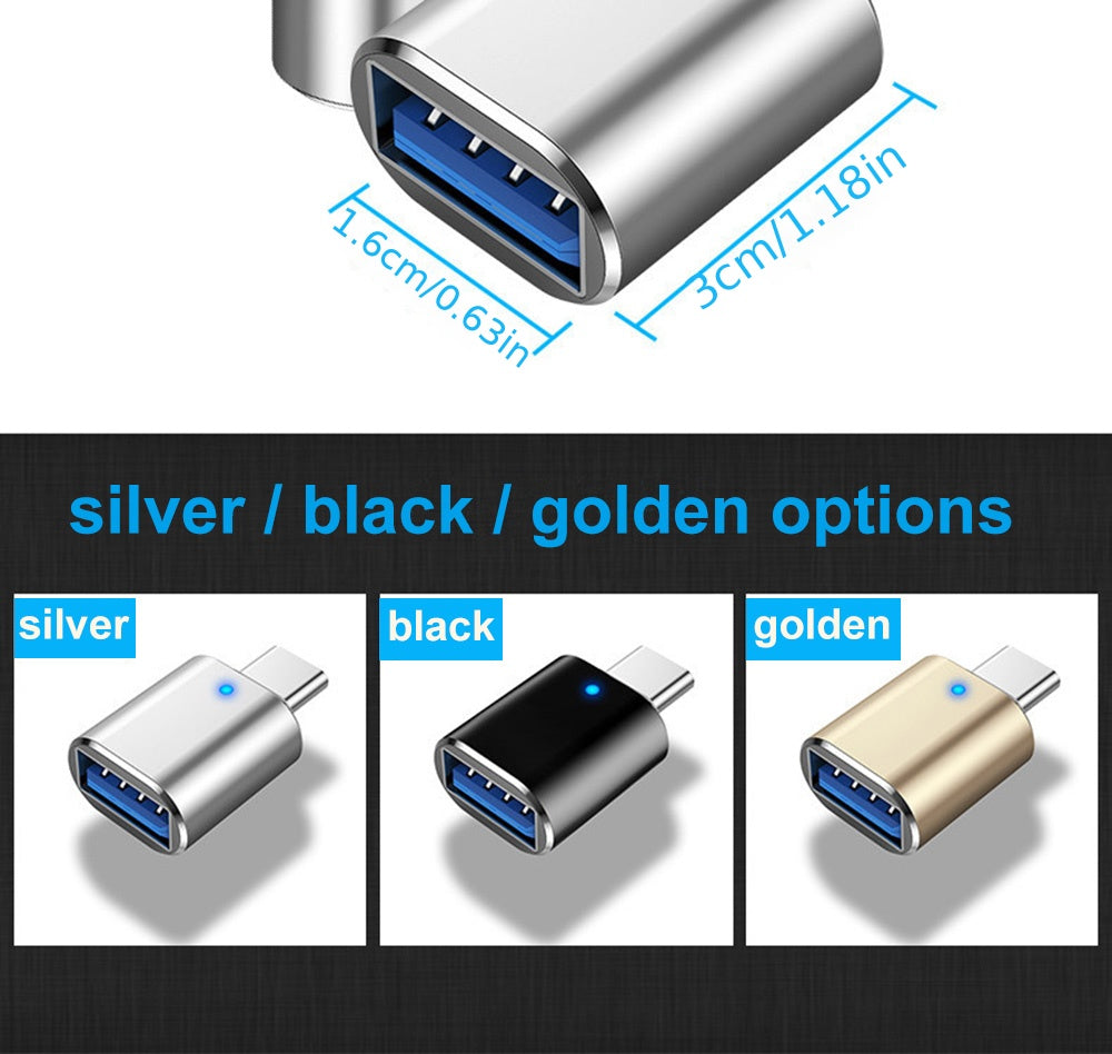 Enhance Your Device's Connectivity with USB C Male to USB 3.<br>0 Female Adapters