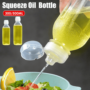 1pc, Multifunctional Oil Squeeze Bottle for Kitchen, BBQ, Camping, and Outdoor Activities - 300/500ml - Convenient and Easy to Use - Perfect for Sauce and Condiments - Kitchen Accessory