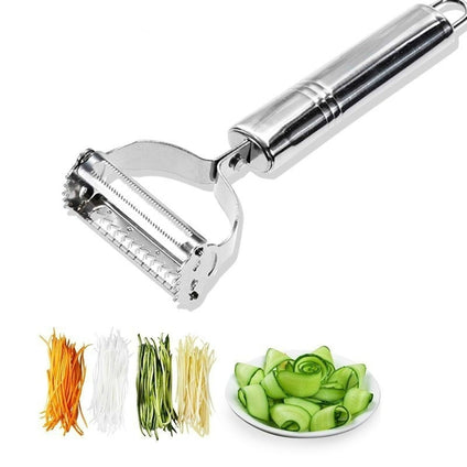 1pc Durable Stainless Steel Peeler For Effortless Vegetable And Fruit Prep, Perfect For Camping And Picnics