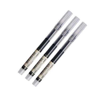 10Pcs/set Exam Signature Gel Pen 0.5mm Black Blue Ink School Office Student Ballpoint Straight Pens Writing Stationery School