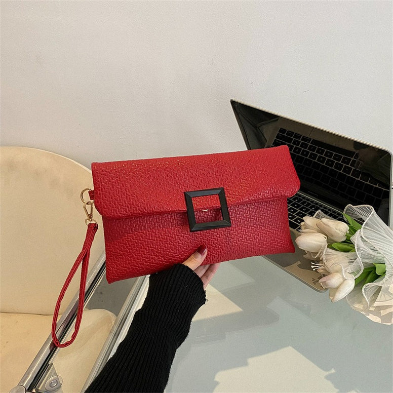 Elegant Flap Coin Purse: Trendy Envelope Clutch Bag for Women