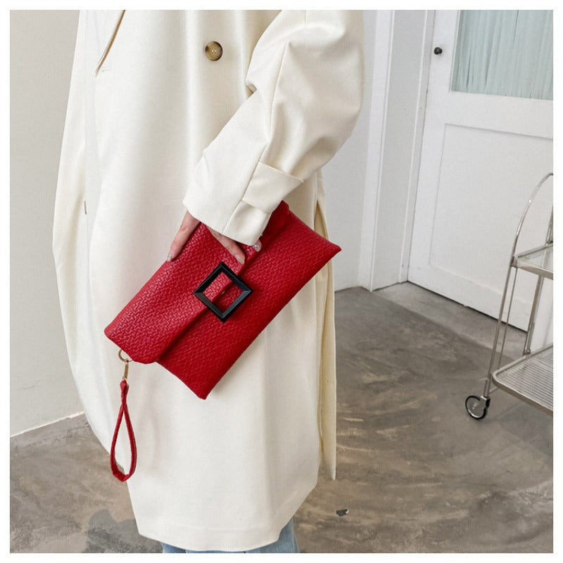 Elegant Flap Coin Purse: Trendy Envelope Clutch Bag for Women