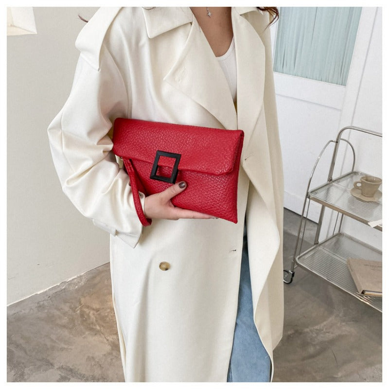 Elegant Flap Coin Purse: Trendy Envelope Clutch Bag for Women