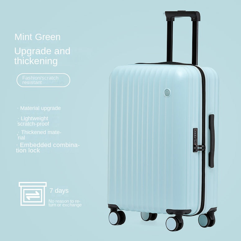 Durable Spinner Wheel Suitcase: Stylish Luggage for Boys and Girls with Password Lock