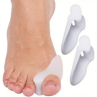 2PCS Comfortable Big Toe Corrector and Bunion Protector for Long-Use: Ideal for Night and Home Use - Fits Men and Women for Fast Results