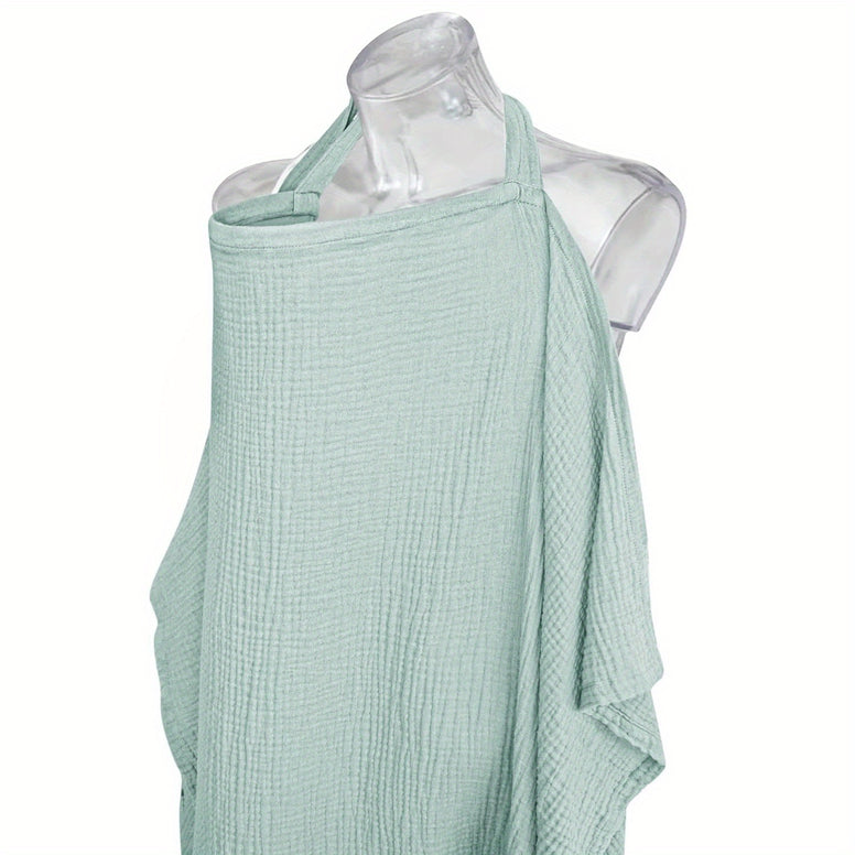 Lightweight Muslin Breastfeeding Cover for Moms