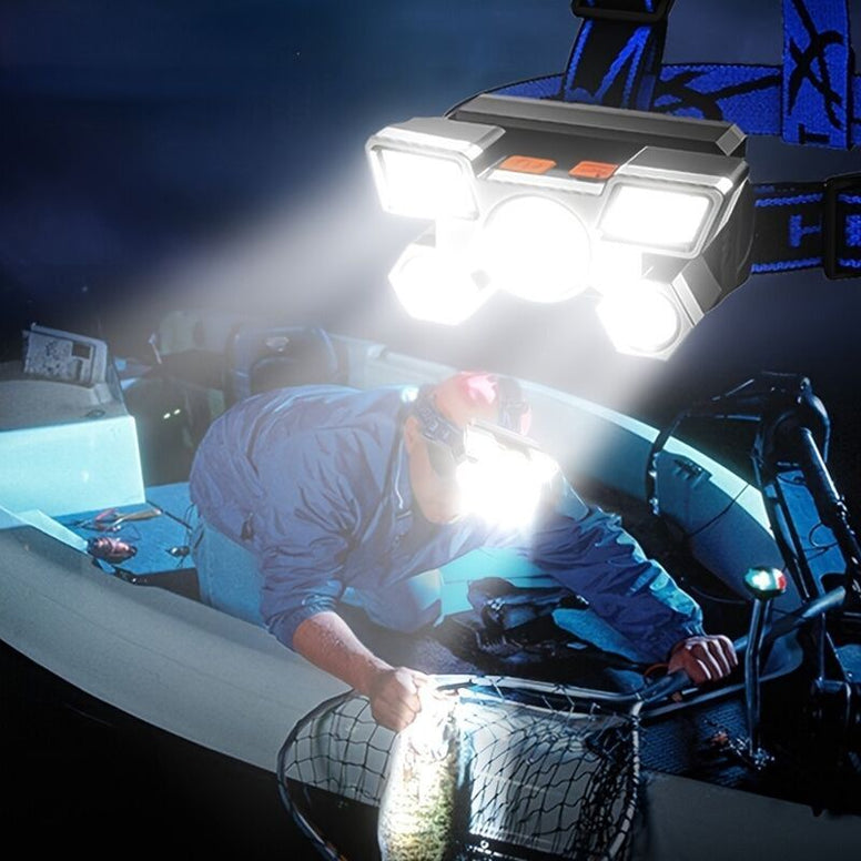 Rechargeable 5-LED Headlamp